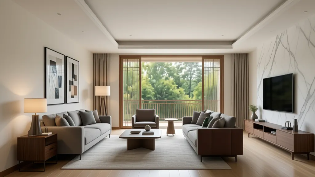 Living room after user design